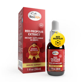 Beelife Extrait de Propolis Rouge 30ml flacon avant