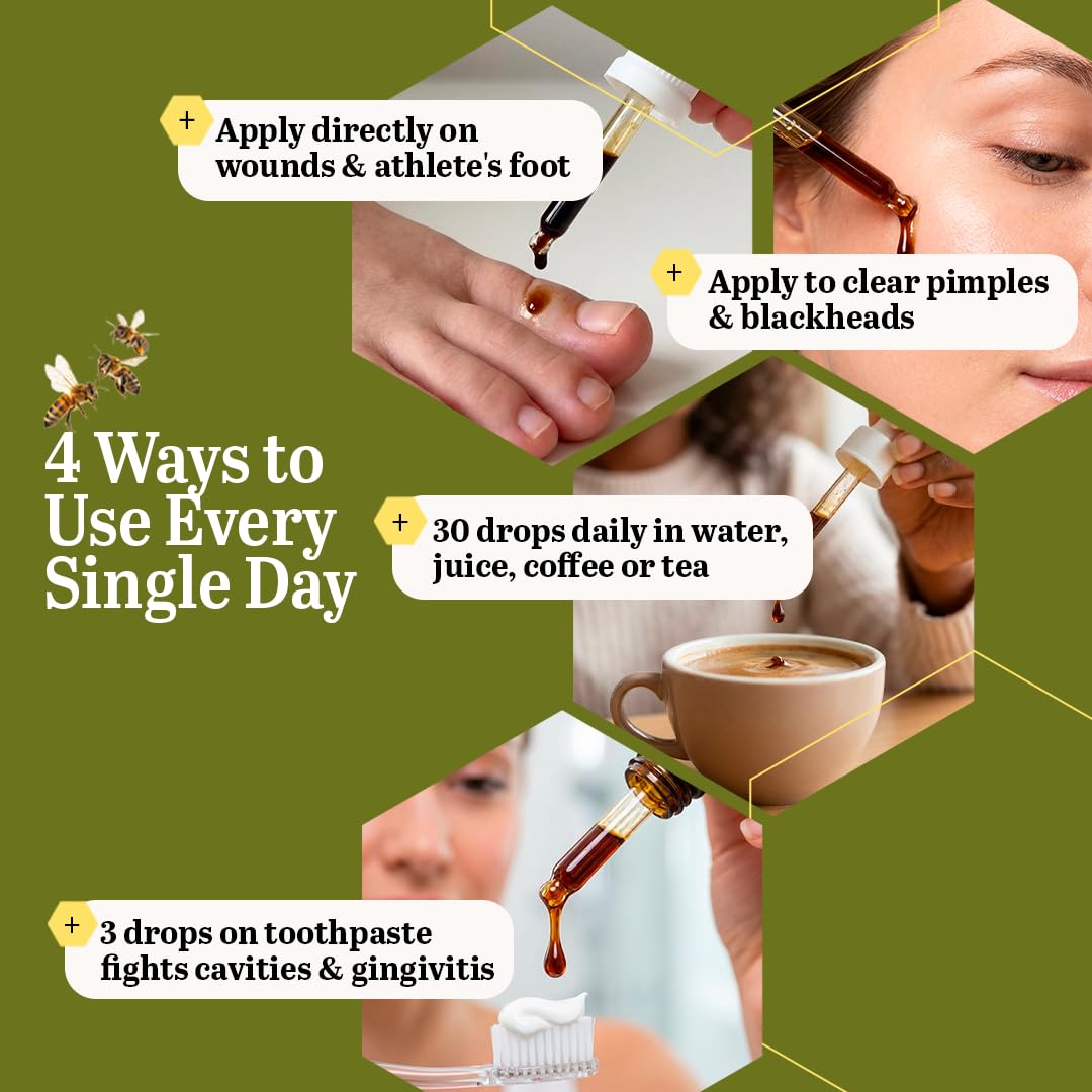Beelife Extrait de Propolis Vert Brésilien goutte à goutte
