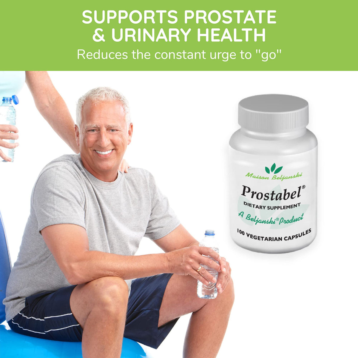 Beljanski Prostabel 100 capsules sur fond neutre