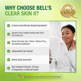 Bell Clear Skin II avec des plantes en arrière-plan