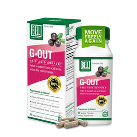 Bell G-Out 60 capsules vue de face avec étiquette