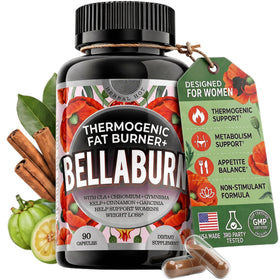 Bellaburn 90 capsules de HERBAL HOT, vue de l'avant