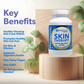 belle+bella Probiotic Skin Therapy 30 capsules sur une table