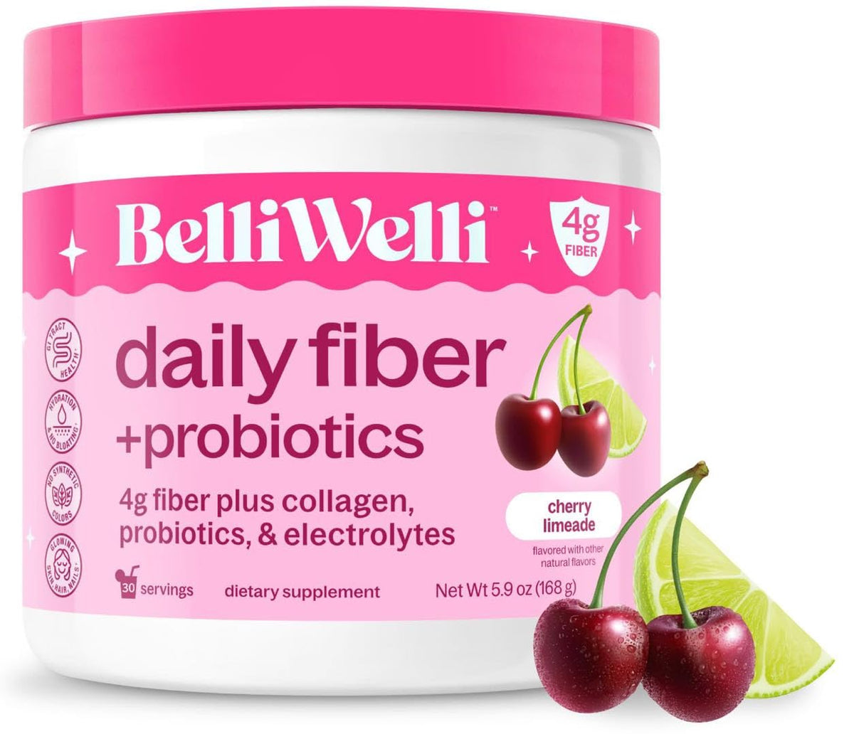 Belli Welli Poudre de Fibres Cerise Lime vue de face