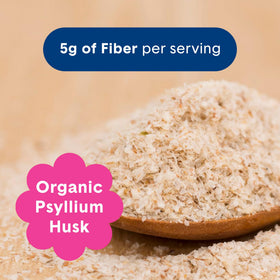Bellway Super Fiber + Fruit Poudre de Psyllium Bio 431g avec cuillère doseuse