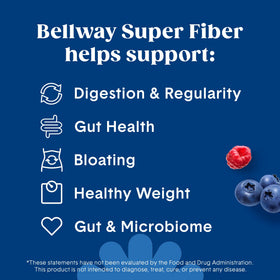 Bellway Super Fiber + Fruit Poudre de Psyllium Bio 431g en utilisation dans un smoothie