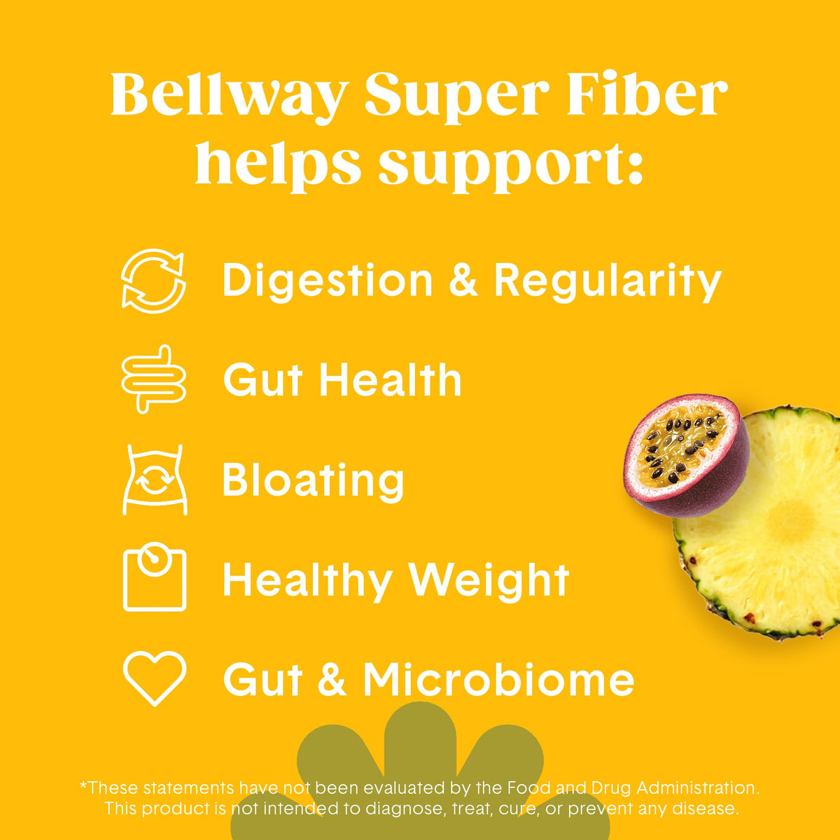 Bellway Super Fiber + Fruit Poudre de Psyllium Bio 447g, détails des ingrédients