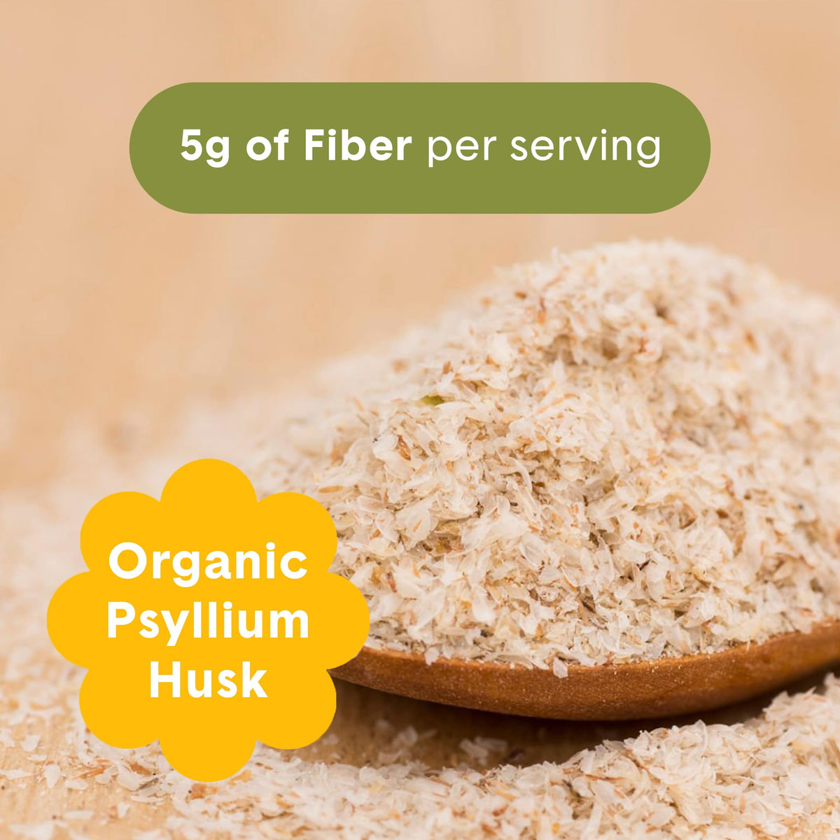 Bellway Super Fiber + Fruit Poudre de Psyllium Bio 447g, en utilisation dans un smoothie