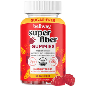 Bellway Super Fiber Gummies, 60 gummies dans le pot