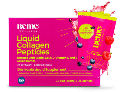 BeMe Collagène Liquide Femme sachet de 20 ml vue de face