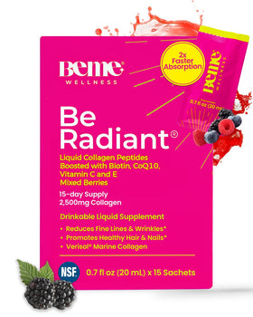 BeMe Glow sachets de collagène marin VERISOL saveur baies mixées