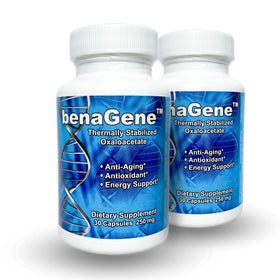 Benagene Oxaloacétate complément alimentaire vue avant avec capsules
