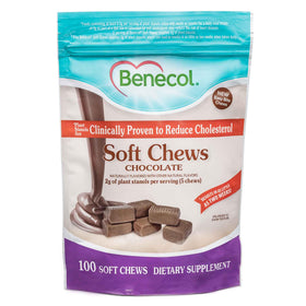 Benecol Soft Chews chocolat paquet de 100 unités vue avant