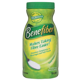 Benefiber 730g vue avant avec étiquette et informations