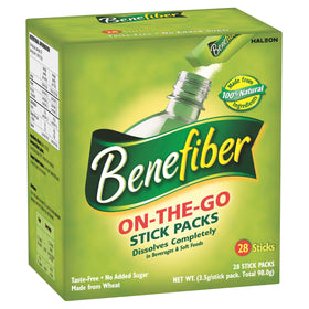 Benefiber Complément Alimentaire en Poudre Stick Pack vue de face