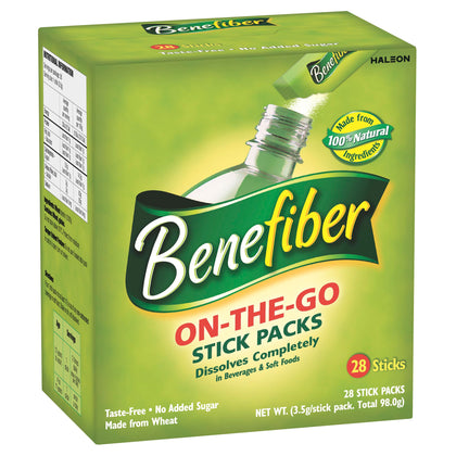Benefiber Complément Alimentaire en Poudre Stick Pack vue de face