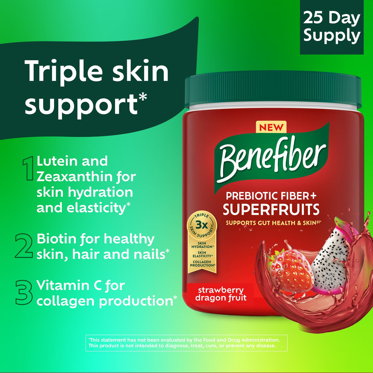 Benefiber Prébiotique Superfruits en utilisation quotidienne