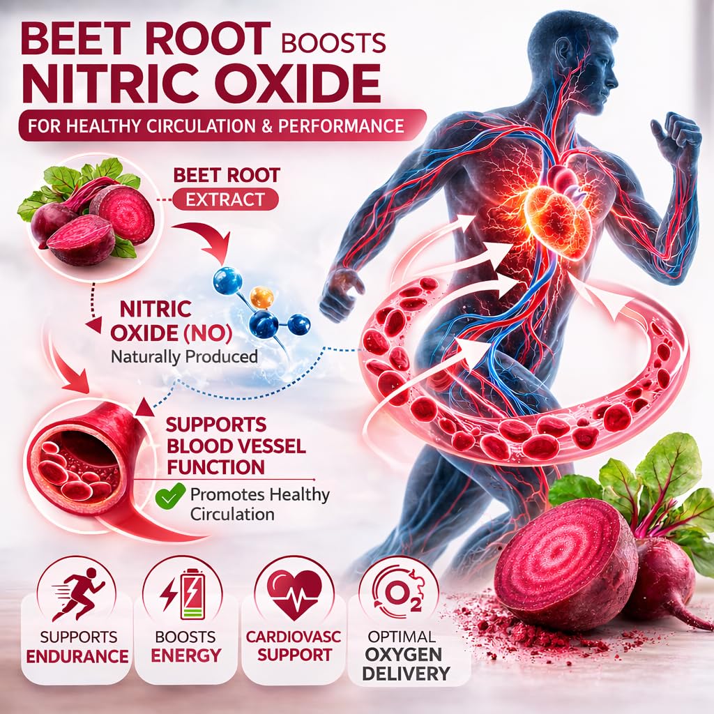 Beravia Capsules de Racine de Betterave Bio 1300mg arrière vue