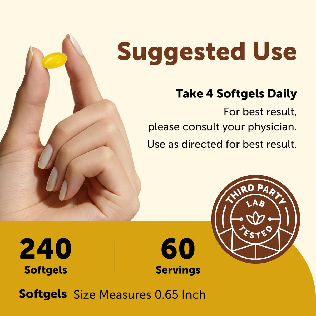 Berberine 1000mg Micro Ingredients gélules molles avec huile MCT