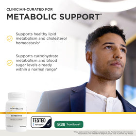 Berberine 1500mg Integrative Therapeutics étiquette du produit