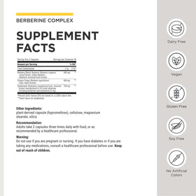 Berberine Complex Integrative Therapeutics capsules close-up