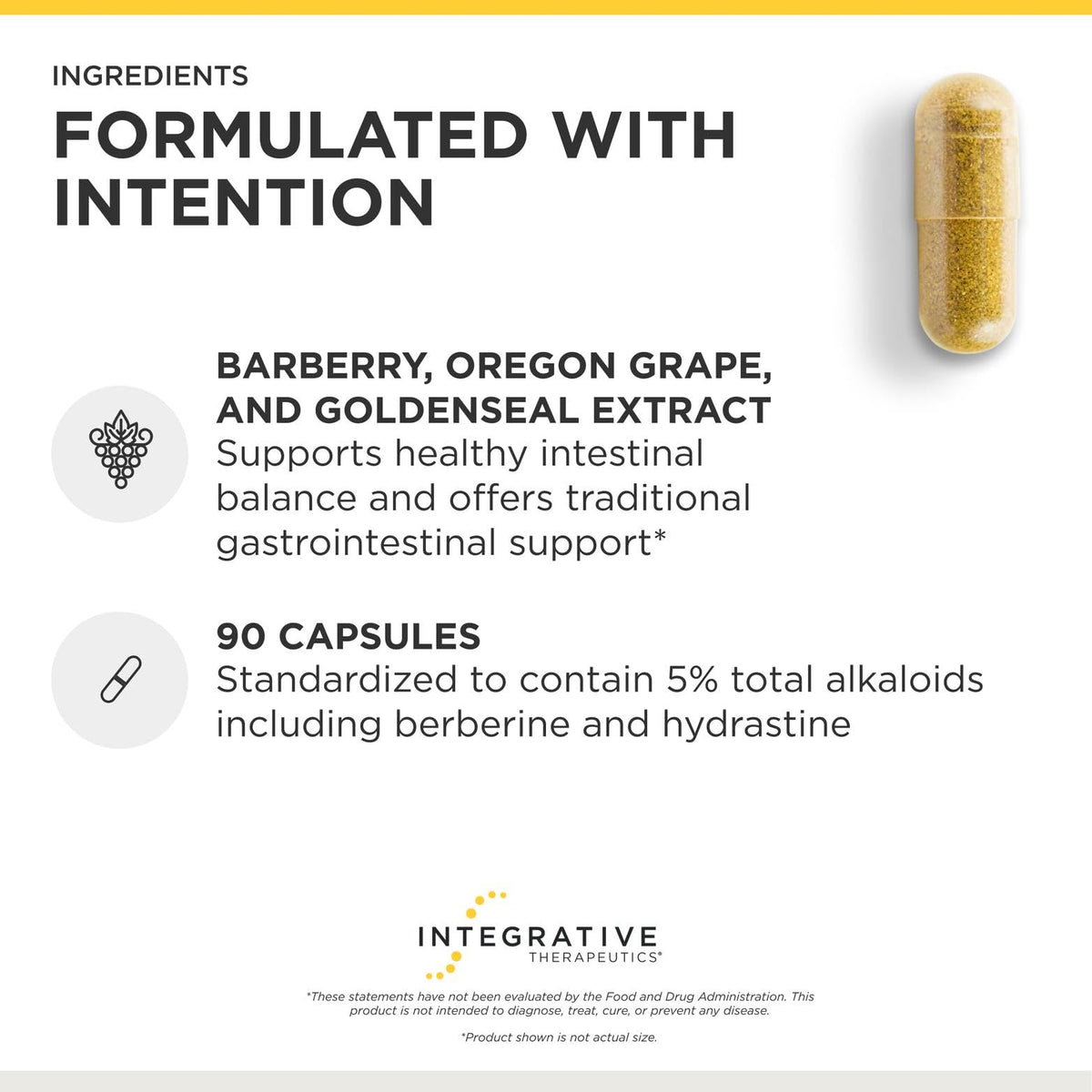Berberine Complex Integrative Therapeutics ingredients list