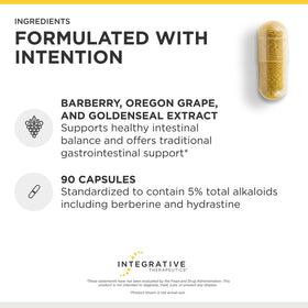Berberine Complex Integrative Therapeutics ingredients list