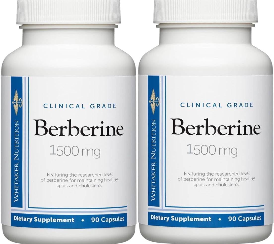 Berbérine DR.WHITAKER 1 500 mg vue avant du flacon