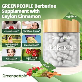 Berbérine GREENPEOPLE avec Cannelle de Ceylan, vue de côté