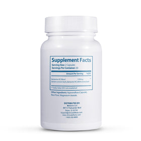 Berbérine HCL 1200mg Clinical Effects capsules végétales