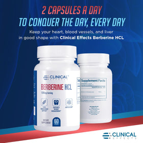 Berberine HCL 1200mg Clinical Effects - emballage