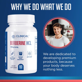 Berberine HCL 1200mg Clinical Effects - ingrédients clés