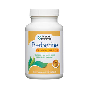 Berbérine HCl DOCTORS' PREFERRED 1500 mg boîte avant