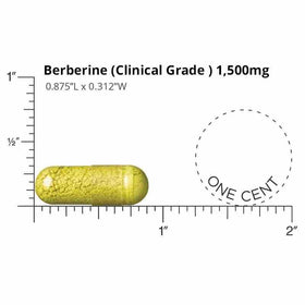 Berbérine HCl DOCTORS' PREFERRED 1500 mg format 90 capsules