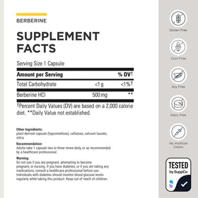 Berberine Integrative Therapeutics 1000 mg emballage arrière