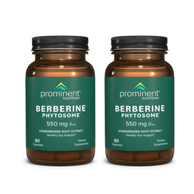 Berberine Phytosome 550 mg de Prominent Nutrition, boîte de 120 gélules