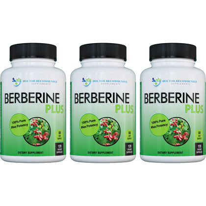Berberine Plus 1200mg 120 capsules végétales, vue avant