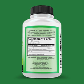 Berberine Plus 1200mg bottle side view