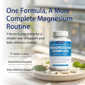 Berbino Complément Alimentaire Magnésium 1000 mg, 90 Capsules - vue de dos