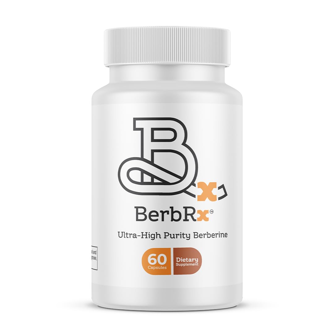 BerbRx Berbérine HCl 1000mg capsules végétales devant une boîte