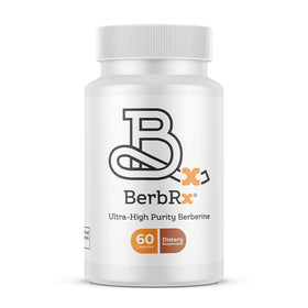 BerbRx Berbérine HCl 1000mg capsules végétales devant une boîte