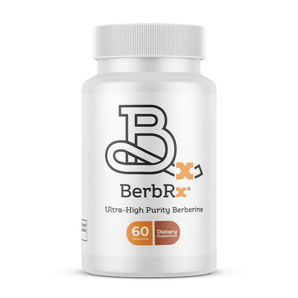 BerbRx Berbérine HCl 1000mg capsules végétales devant une boîte