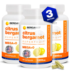 BergaMet Citrus Bergamot 1200 mg complément alimentaire vue de face