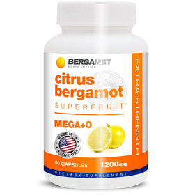 BergaMet Citrus Bergamot 1200mg supplément de 60 capsules