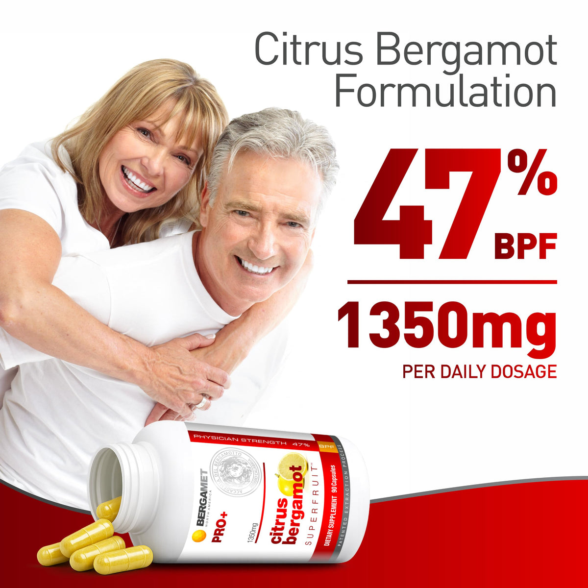 BergaMet Citrus Bergamot 1350mg profil de la boîte