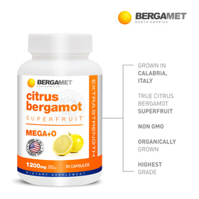 BergaMet Citrus Bergamot boîte vue de côté