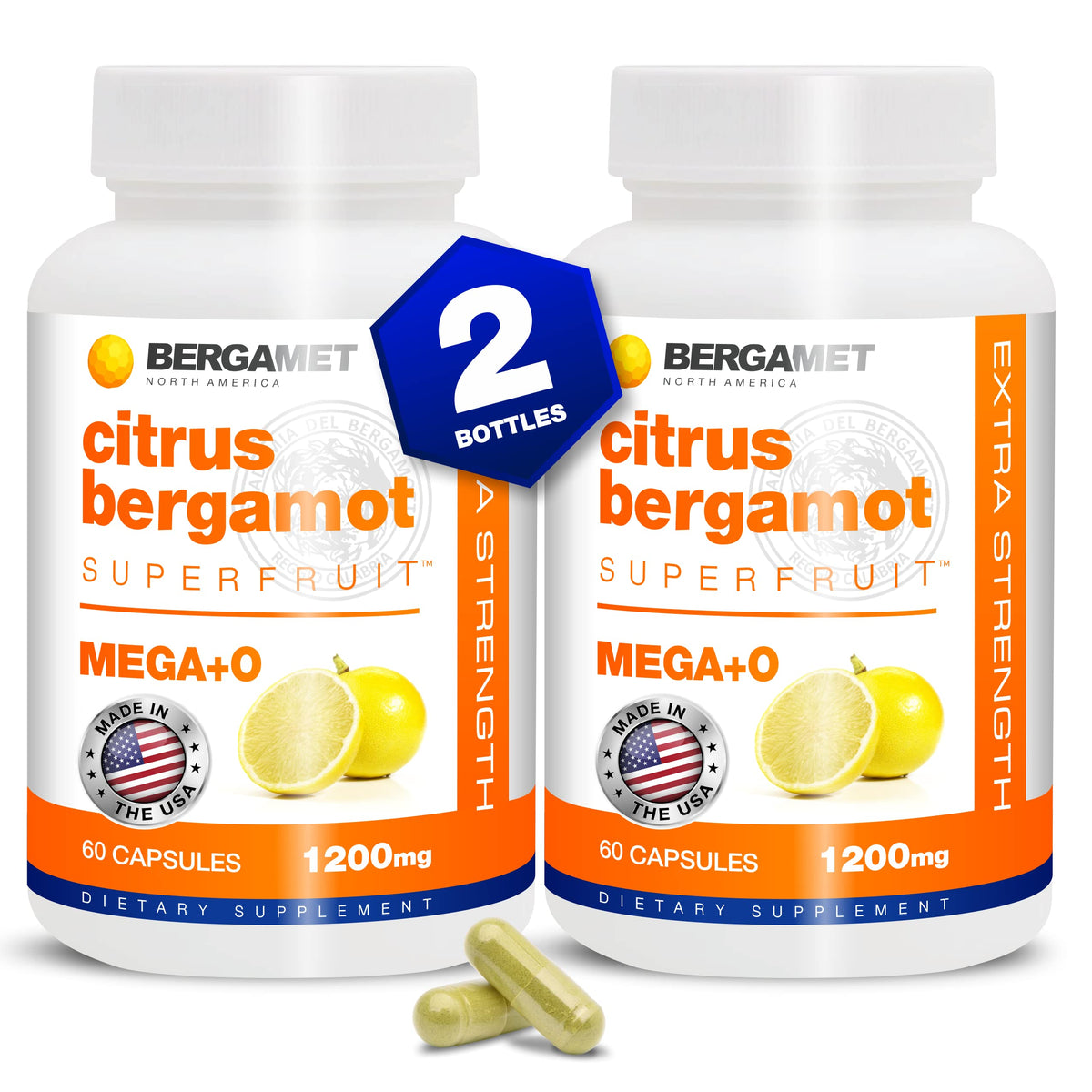BergaMet Complément Alimentaire Bergamote Citrine 1200mg boîte avant