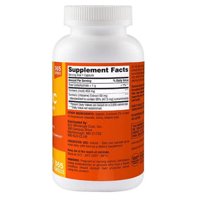 Berkley Jensen Curcuma 500 mg capsule vue de côté