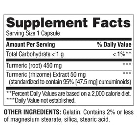 Berkley Jensen Curcuma 500 mg emballage et capsules