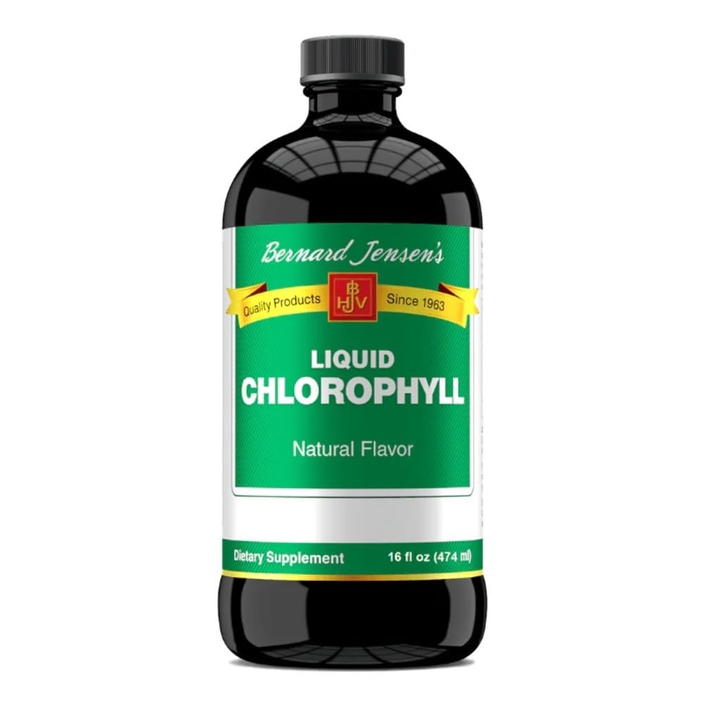 Bernard Jensen's chlorophylle naturelle 474 ml vue avant